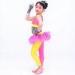 Kids Dance Clothes Polka Dots Tutu Pants Sequin Dance Dress With Zebra Leotard Under