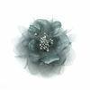 Luxurious Silver Grey Hair Flowers Decorative Flower For Wedding Dress Ball Gown and For Stage Perfo