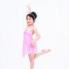 Lyrical Modern Dance Costumes ChildrenS Sparkle Polyester Mesh Fabric Dress