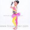 Polka Dot Hip Hop Dance Costumes Tutu Pants Sequins Vest With Zebra Leotard Under