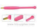 Pink Semi Permanent Brow Pen 9 Pin Blades For 3D Brows Embroidery