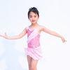 Drop Waist Sequin Modern Lyrical Dance Costumes With Flying Tape Bodice