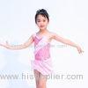 Drop Waist Sequin Modern Lyrical Dance Costumes With Flying Tape Bodice