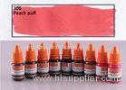 Faster Coloring Health Permanent Makeup Ink For Lip Tattooing Peach Puff