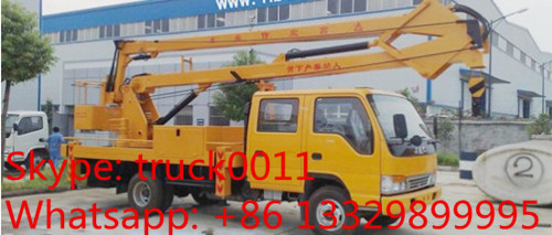 dongfeng double head working truck for sale hot sale dongfeng 95hp diesel aerial working platform truck