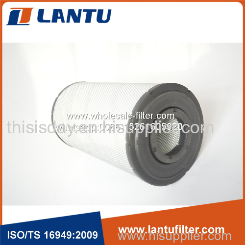 A6038S A-6036 A-6037 Truck Air Filter Cartridge Manufacture FROM CHINA