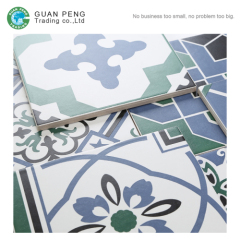 Ceramic Kitchen Emerald Green Bule White Color Porcelain Flooring Tile 30x30 Floor Tiles For Cheap