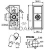 the zinc-alloy high security vending machine lock