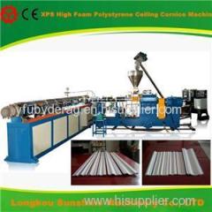 Decorative ceiling cornice making machine