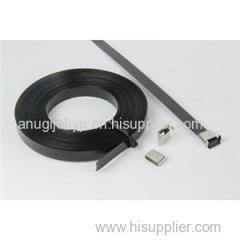 Stainless Steel Epoxy Coated Cable Ties-wing Lock Type