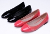 new style patent leather women flat fahsion dress shoes