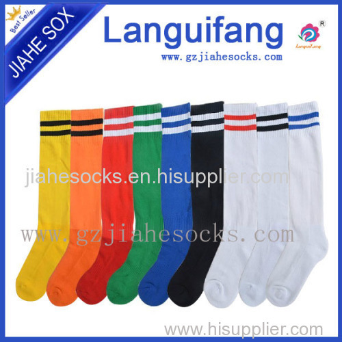 More Colorful Men Football Socks Custom Designed Knee High Sports Socks