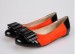 Bowtie flat lady dress shoes