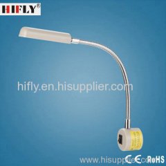 2w led light for sewing machine with flexible metal tubing and magnet base