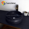 Custom Made Vessel Basin In Black Pearl G684 Granite