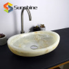 Pure White Top Mounted Vessel Basin