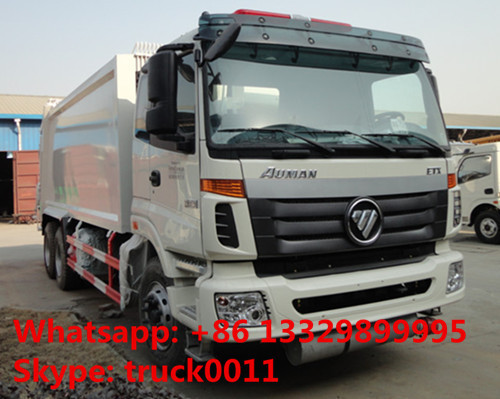 Foton Auman 4*2 LHD 12m3 garbage compactor truck for sale