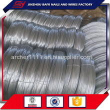 SO electro galvanized wire/25 kg galvanized coated iron wire