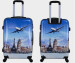 сумка тележка типа молнии багаж алюминиевая рама багажа и материал ПК поликарбонат красочная тележка багажа