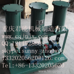 Portable oil filter remove impurities from waste oil