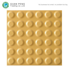 300x300mm Non Slip Outdoor Yellow Floor Ceramic Tactile Tile