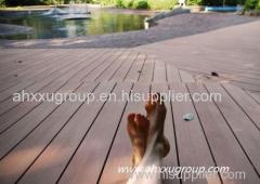 wood plastic composite decking flooring