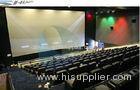 4D Movie Theater Equipments 7.1 audio system with curved / flat Screen