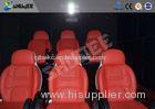 Comfortable red motion chair 7D movie theater of motion cinema equipment