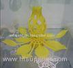 Professional Yellow Lotus Flower 3D Model Printing Service ABS Rapid Prototyping