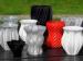 Colorful Plastic 3D Printed Vase Rapid Prototype Multi Shaped TUV Certified