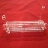 Clear Double Deck Silica Quartz Glass Tube