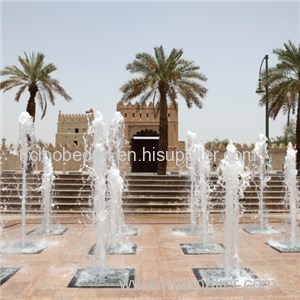Decorative outdoor land dry beautiful fountain