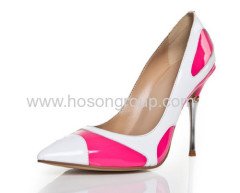 Fashion high heel pointy toe ladies shoes