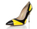 Fashion high heel pointy toe ladies shoes