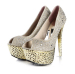 latest style shining glitting ladies platform peep toe high heel women dress sandals