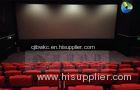 Luxury Design 3D Cinema System With Red Comfortable Seats And Newest Movies