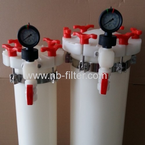 All PVDF material Plating Filter for high temperature resistance