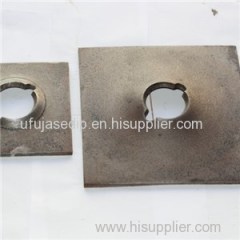 Customized 12mm Thick Carbon Steel Metal Stamping Parts Domed And Flat Mining Bear Plates
