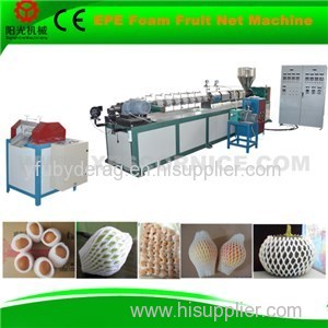 epe polythene foaming fruit vegetable glass bottle packing protect net mesh making machine