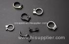 Small Stainless Steel Industrial Equipment Parts CNC Milling Black Anodized