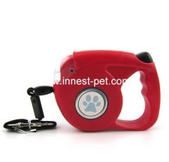 colorful LED retracable dog leashes pet leashes