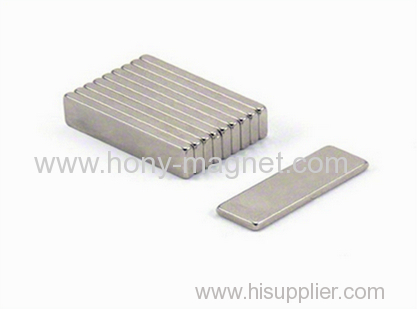 high quality industrial strong strong thin neodymium block magnet 30X5X2mm