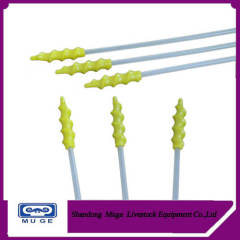 Pig artificial insemination semen catheter with foam head