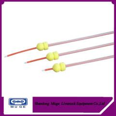 Pig artificial insemination semen catheter with foam head