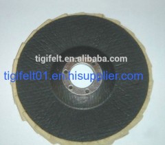 100% Flap wool felt wheels