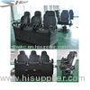 Newest 3 DOF Pneumatic / Hydraulic Black Motion Theater Chair With Dustproof Plastic Cover