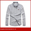 Wholesale men good quality 100% cotton grey oxford shirts