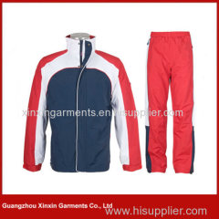 OEM Mens polyester tracksuit track suit sports suit Jogging suit