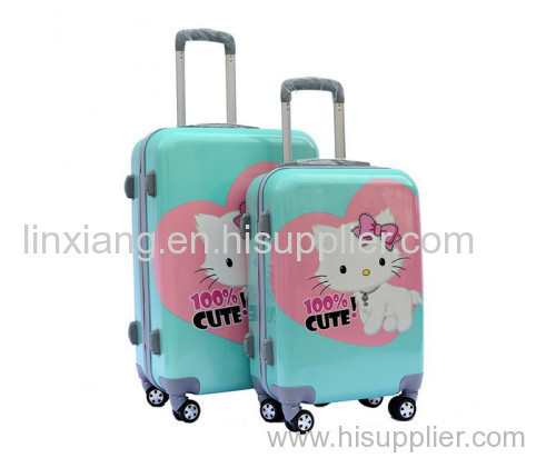 h Cat catoon Printing Carryon Luggage