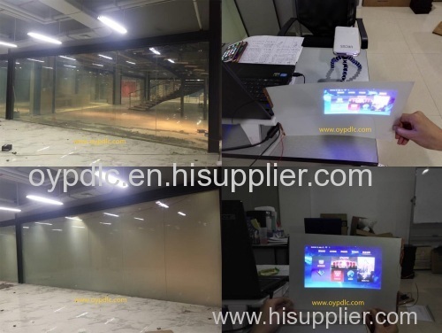 switchable smart glassrear projection glass pdlc smart glass